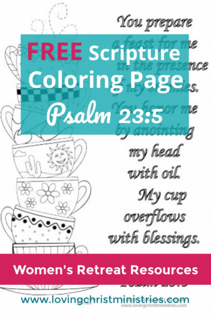 annointing oil coloring page