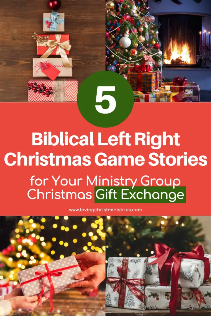 The Left Right Game Christmas Story [FREE Printable]