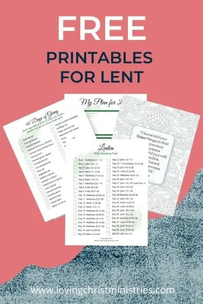 Printables for Lent – Free