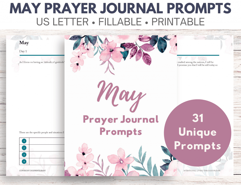 May Prayer Journal Prompts - Loving Christ Ministries