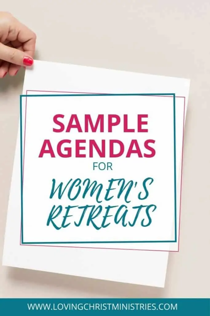 Best Sample Retreat Agendas for Christian Women's Retreats